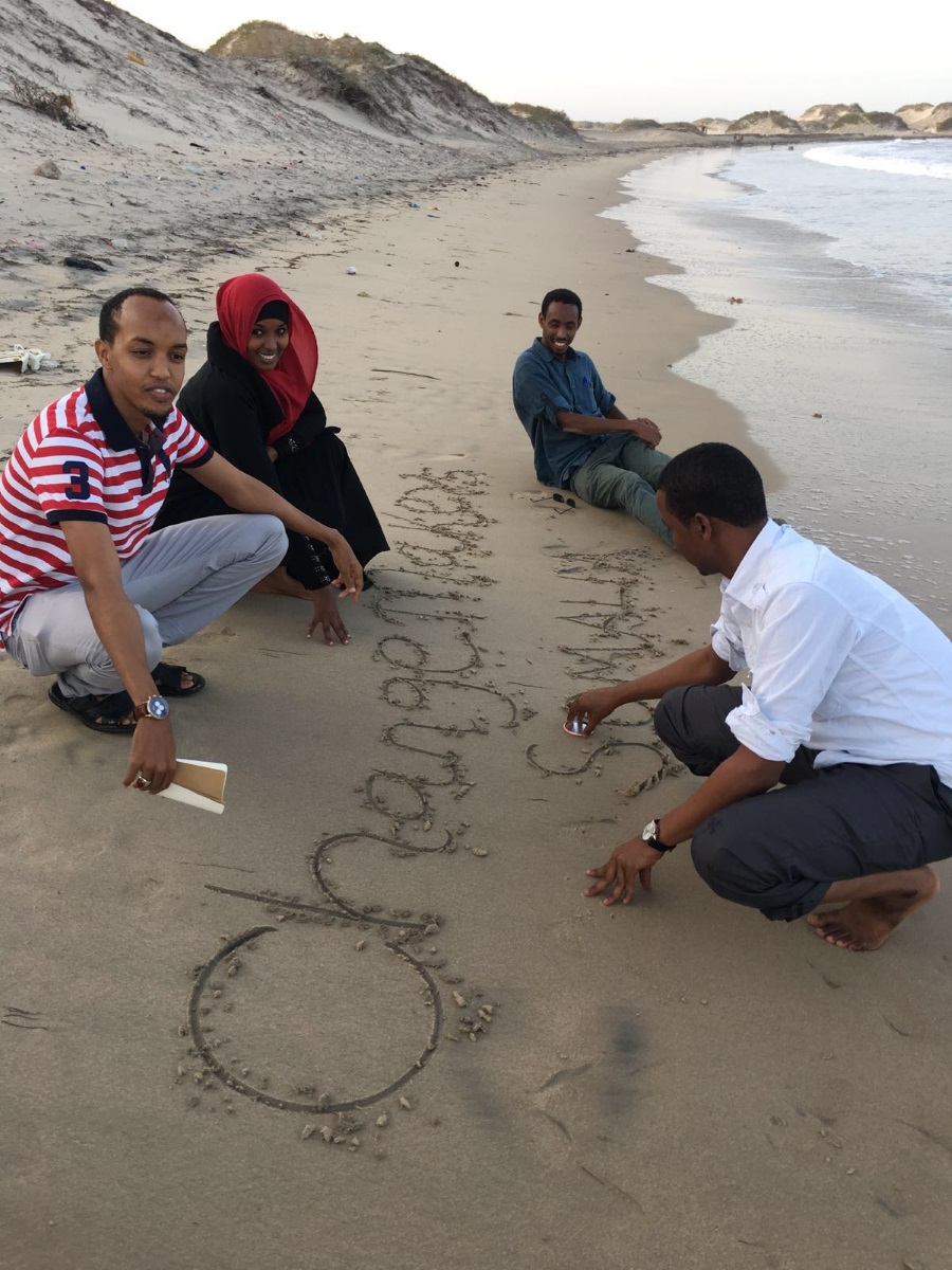 The teams making change at Lido Beach in Mogadishu